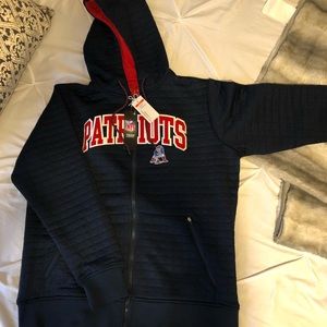 Patriot’s full zip hoodie- brand new with tags